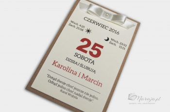 zaproszenie na ślub
